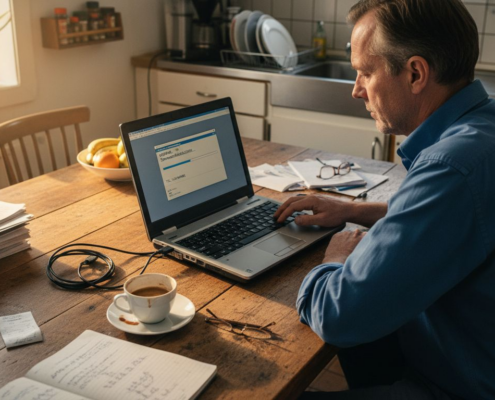 Någon för över filer till ett USB-minne hemma