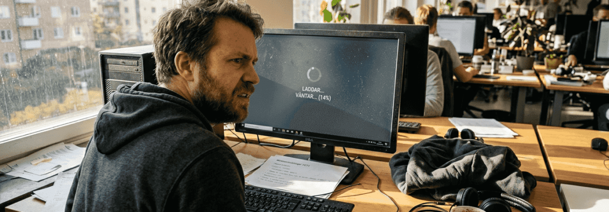 1773431020706 Frustrerad kontorsarbetare vid langsam dator